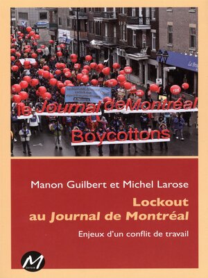 cover image of Lockout au Journal de Montréal